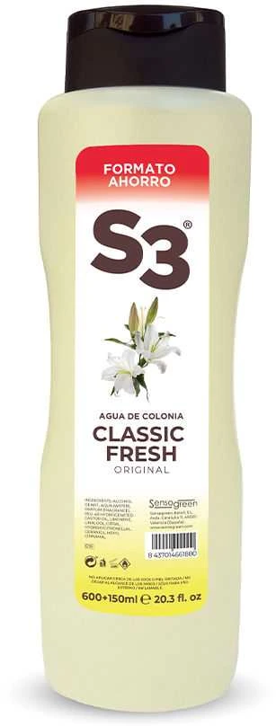 Moterų kvepalai S3 Classic Fresh EDC 600 ml + 150 ml