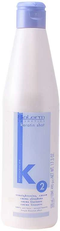 „Salerm Cosmetics Keratine Shot“ tiesinamasis kremas 500 ml