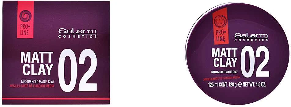 "Salerm Cosmetics" Vidutinės fiksacijos matinis molis 125ml