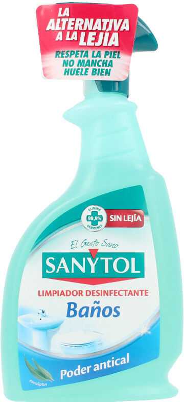 valiklis Sanytol Dezinfekavimo priemonė Anti-kalkinis Vonios (750 ml)