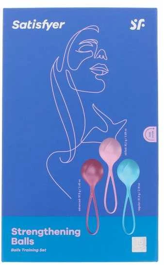„Satisfyer“ – stiprinamųjų kamuolių treniruočių rinkinys
