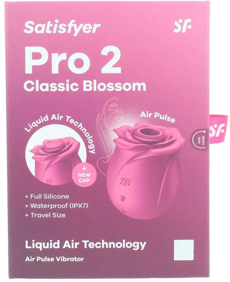SATISFYER - AIR PULSE PRO 2 CLASSIC BLOSSOM VIBRATOR