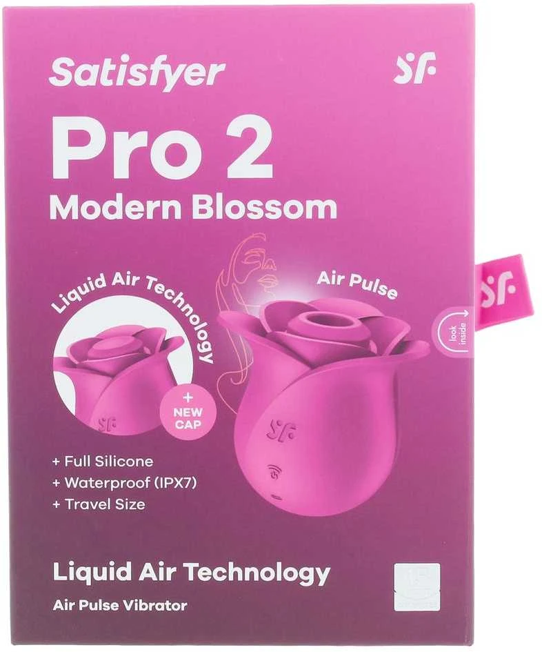 SATISFYER - AIR PULSE PRO 2 MODERN BLOSSOM VIBRATOR