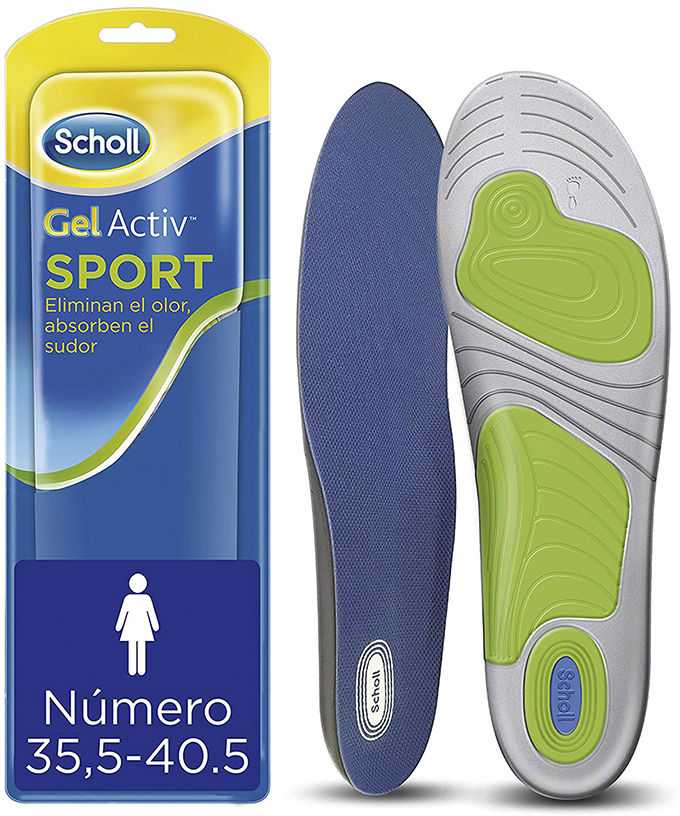 Scholl Gel Activ sportiniai vidpadžiai moterims, 38-42 dydis