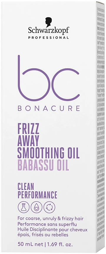 Glotninamasis plaukų aliejus Schwarzkopf Professional Bonacure Frizz Away Smoothing Oil with Babassu Oil 50ml