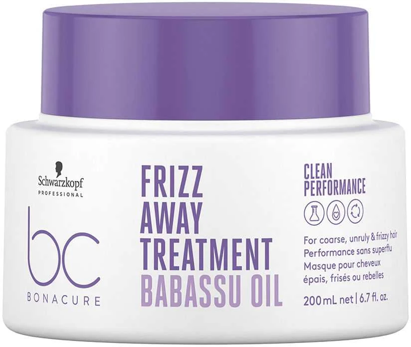 Plaukų kaukė Schwarzkopf Professional Bonacure Frizz Away Treatment with Babassu Oil 200ml