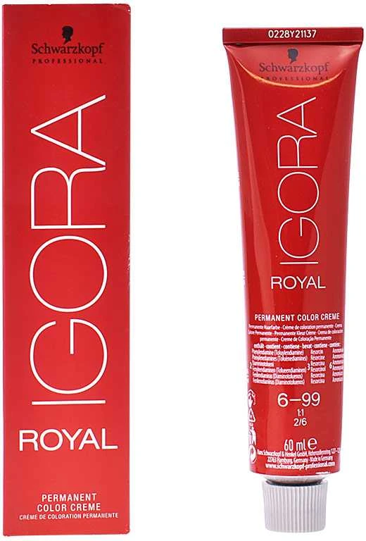 Schwarzkopf Igora Royal ilgalaikio poveikio plaukų dažai 60 ml - 6-99