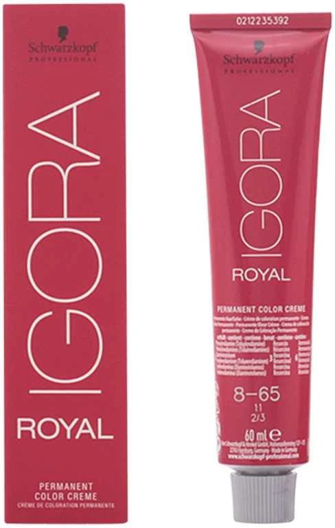 Schwarzkopf Igora Royal ilgalaikio poveikio plaukų dažai 60 ml - 8-65