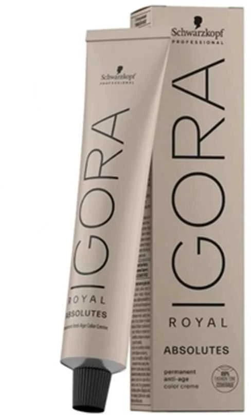Schwarzkopf Igora Royal Absolutes ilgalaikio poveikio žilų plaukų dažai 60 ml - 8-50