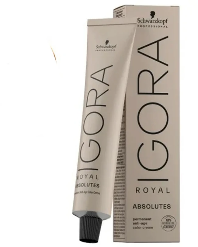 Schwarzkopf Igora Royal Absolutes ilgalaikio poveikio žilų plaukų dažai 60 ml