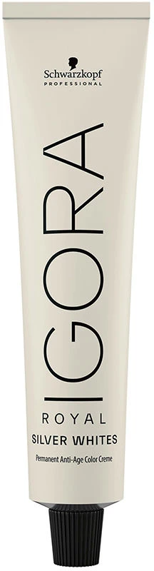 Schwarzkopf Professional IGORA ROYAL Absolutes Sidabrinis Baltas Demi-Permanent Hair Colour Plaukų dažai, atspalvis: Dove Pilkas, 60 ml