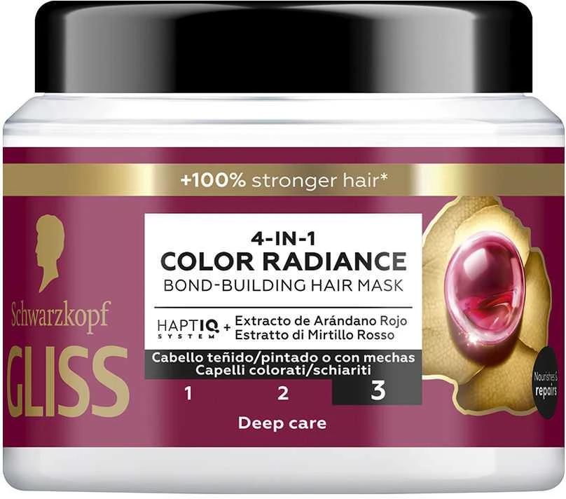 Schwarzkopf Gliss Color Perfector kaukė, 400 ml