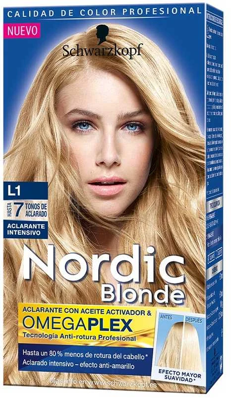 Schwarzkopf Nordic Skirtas šviesiems plaukams L1 Intensive Rinse plaukų dažai