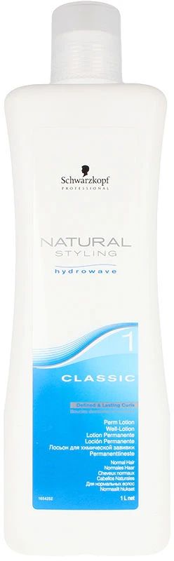 Schwarzkopf Natural Styling Hydrowave 1 Classic cheminis bangavimas normaliems plaukams 1000ml