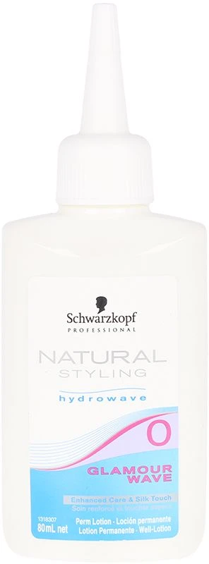 Cheminio sušukavimo losjonas sunkiai besigarbanojantiems plaukams Schwarzkopf Natural Styling Hydrowave Glamour Wave (0) 80ml