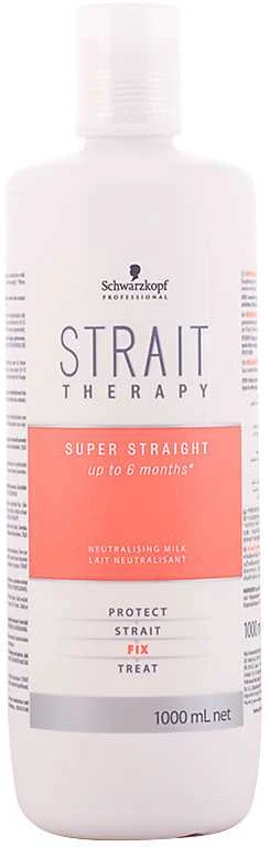 Schwarzkopf Plaukų priemonė Strait Therapy Neutralising Milk, 1000 ml