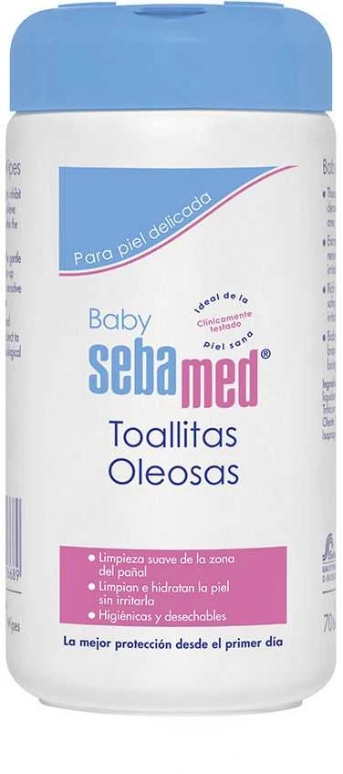 "Sebamed Baby Baby Oil" servetėlės 70 vnt