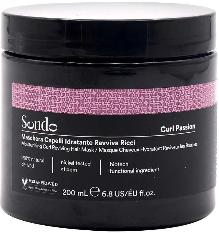 Sendo Curl Reviver drėkinamoji plaukų kaukė, 200 ml