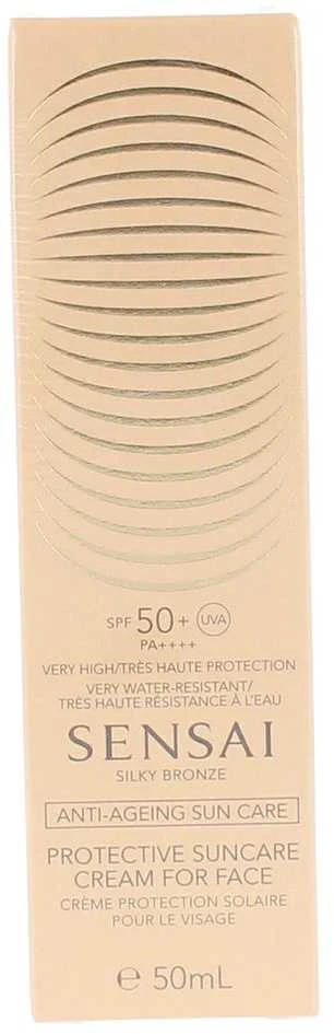 Sensai Silky Bronze Cellular Apsauginis veido kremas SPF50+, 50 ml