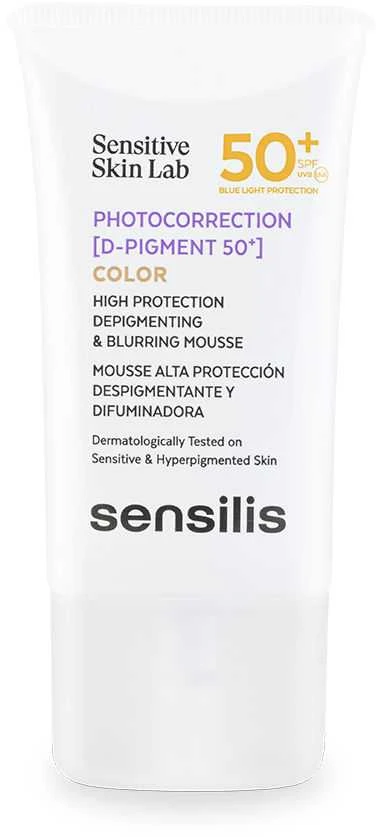Sensilis Photocorrection D-Pigment SPF50+ Color veido kremas su atspalviu 40 ml