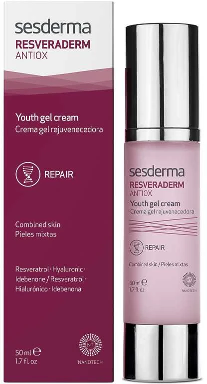 Sesderma Resveraderm Antiox kremas, 50 ml