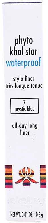 Sisley Atsparus vandeniui eyeliner Phyto-Khol Star Atsparus vandeniui (Stylo Liner) 0.3 g, 7 Mystic Mėlyna
