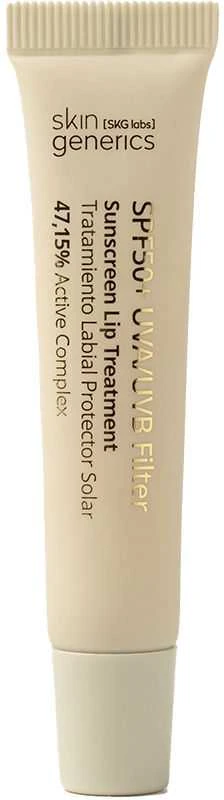 Skin Generics Spf50 Uva-Uvb Filter Tratamiento Labial Protector Solar, 7 ml