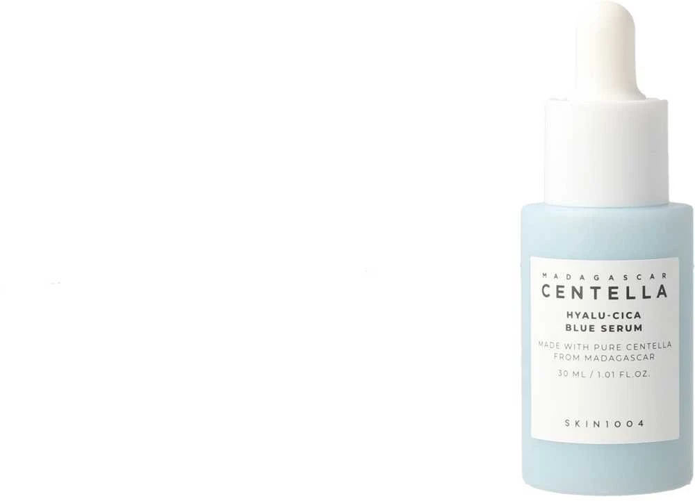 SKIN1004 Madagascar Centella Hyalu-Cica Blue Serum Veido serumas su hialuronu ir centele, 30 ml