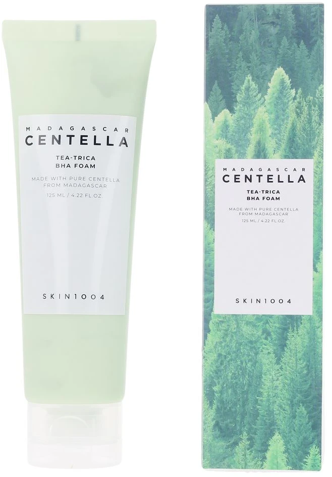 SKIN1004 Madagascar Centella Tea-Trica BHA Foam Valomosios veido putos, 125 ml