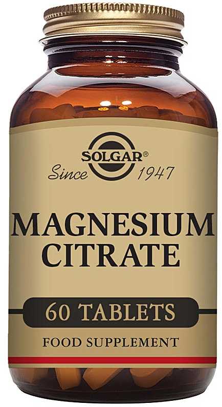 Solgar Magnio citratas 60 tablečių