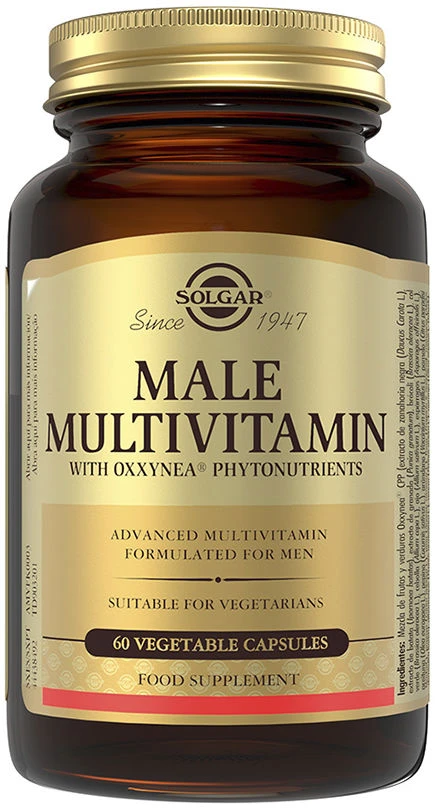 Solgar Male Multivitamin 60 Vegetable Capsules