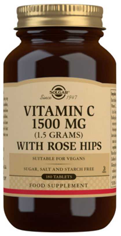 Solgar Vitamins C 1500mg 180 tablečių
