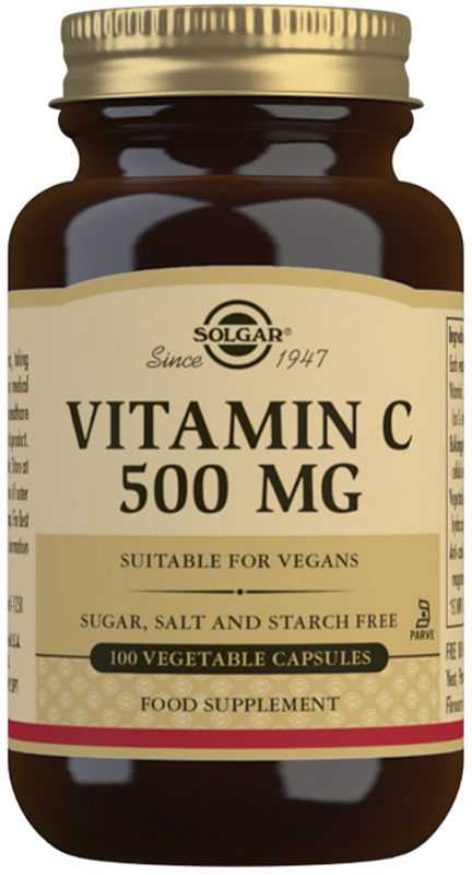 Solgar Vitaminas C 500mg 100 kapsulių
