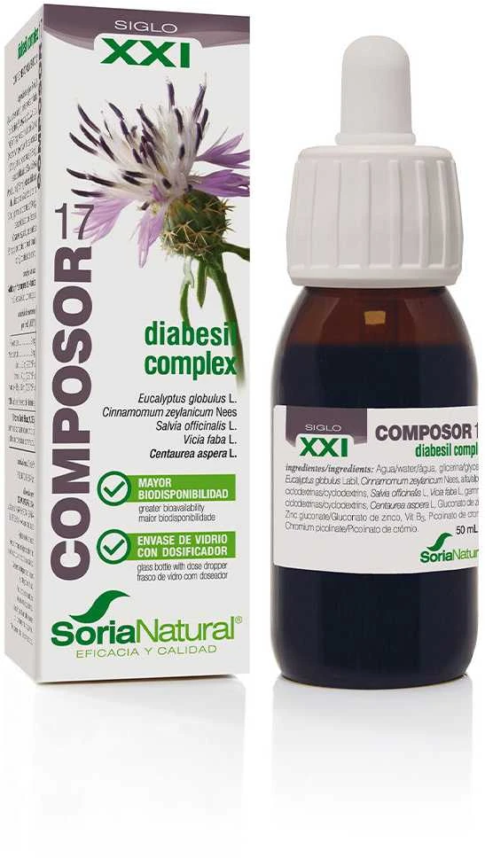 Soria Composor 17 Diabesil Complex Siglo Xxi 50ml