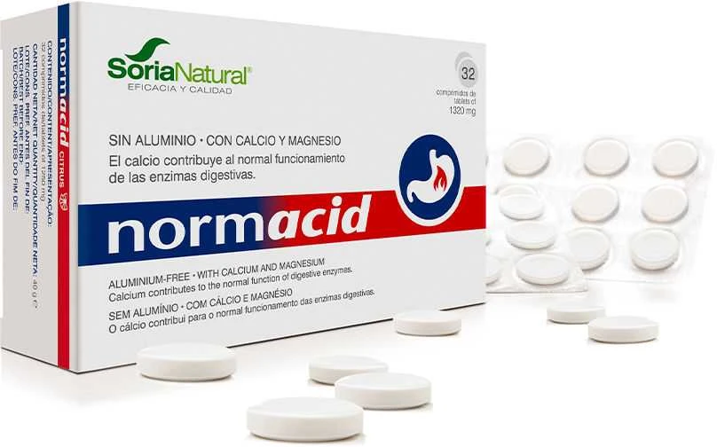Soria Normacid Citrus 32 komp. X 1250 Mg