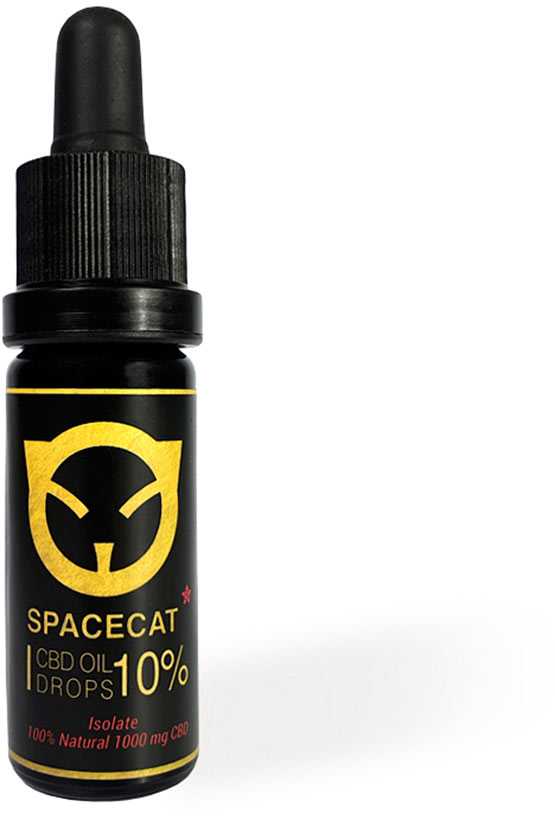 Kanapių sėklų aliejus 10% Spacecat (10 ml)