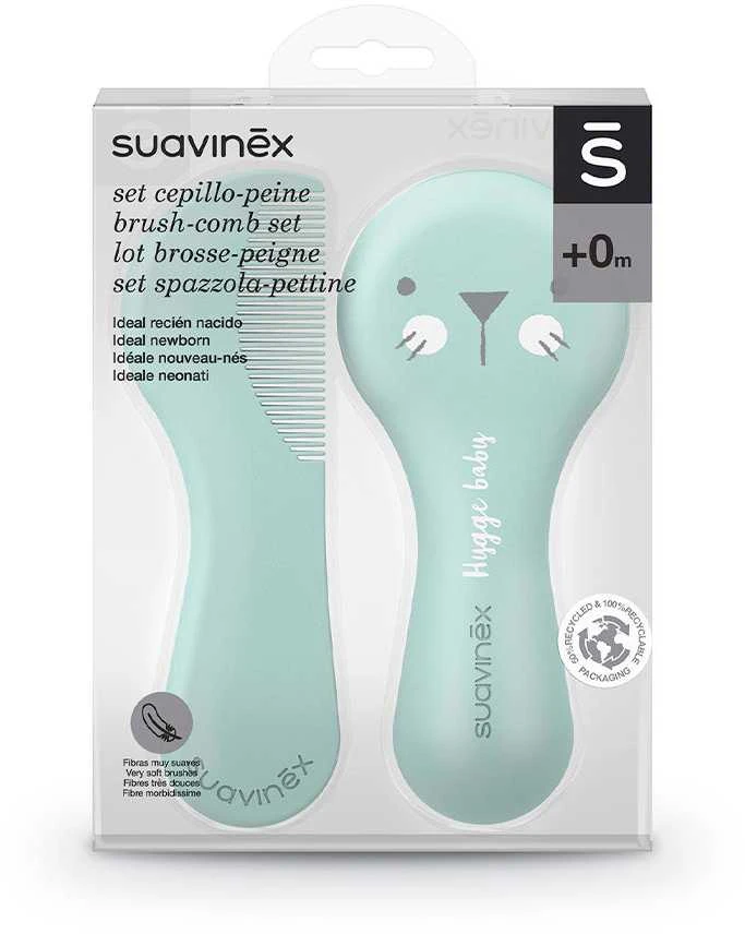 "Suavinex™ Mėlyna" šepetėlių šukų rinkinys