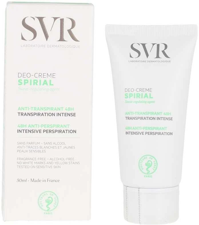 Svr Spirial dezodoranto kremas nuo prakaitavimo 50ml