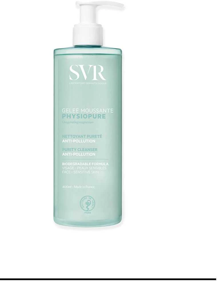 SVR Physiopure Gelée Moussante Cleansing Gel, 400 ml