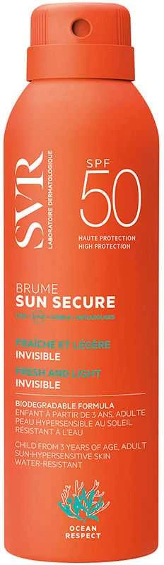 Svr Sun Secure Mist SPF 50 apsauginė dulksna nuo saulės, 200 ml