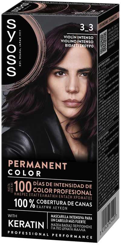 Syoss Permanent Color 3,3-Violín Intenso 1 U