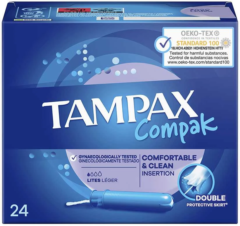 "Tampax Compak Lite" 24 vienetai