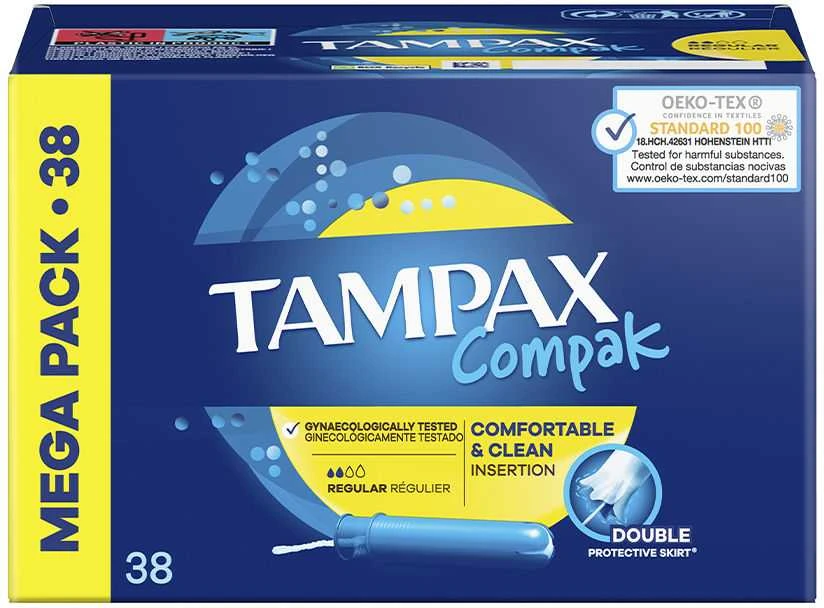 Tampax Compak Regular tamponai 38 vnt
