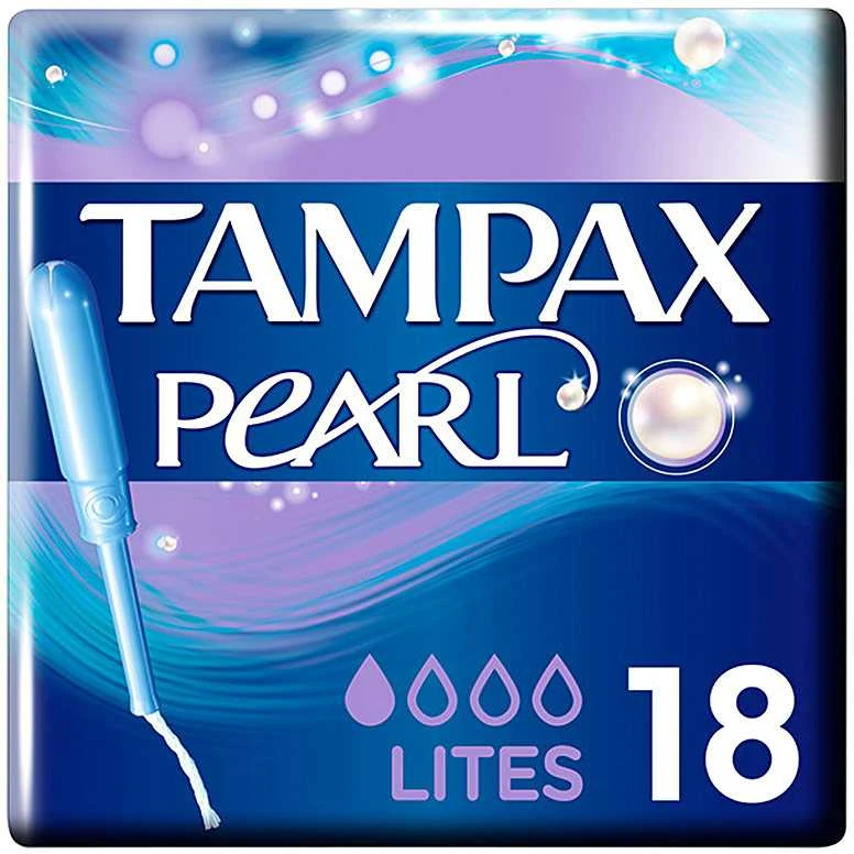 "Tampax Pearl Lites" 18 vienetų