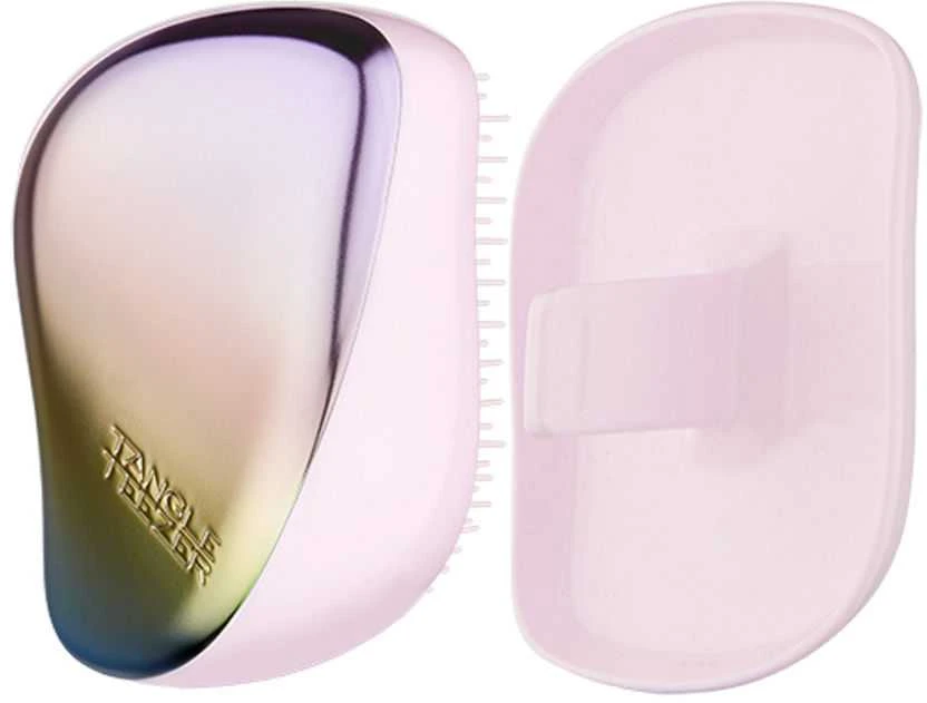 Plaukų šepetys Tangle Teezer Compact Pearlescent Matte Chrome