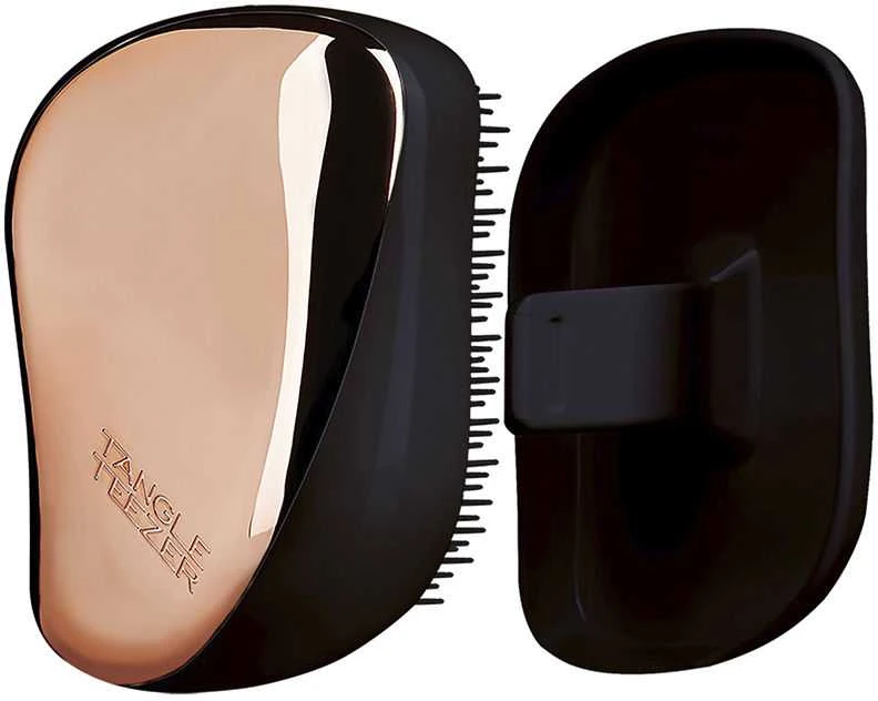 Tangle Teezer Plaukų šukos Compact Styler Classic Gold Juodas