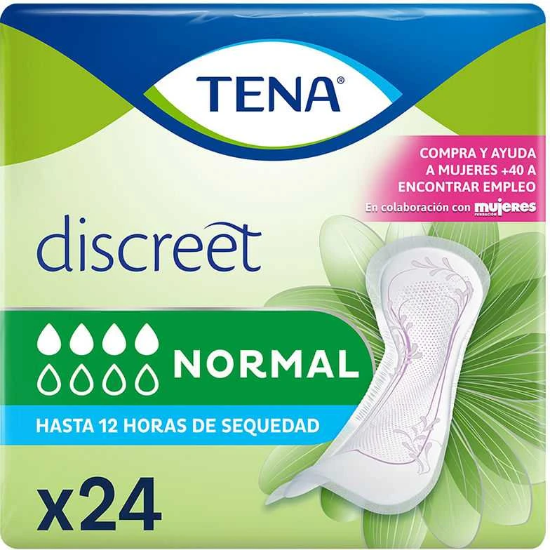 Įklotai nuo pratekėjimo Discreet Normal Tena (24 uds)