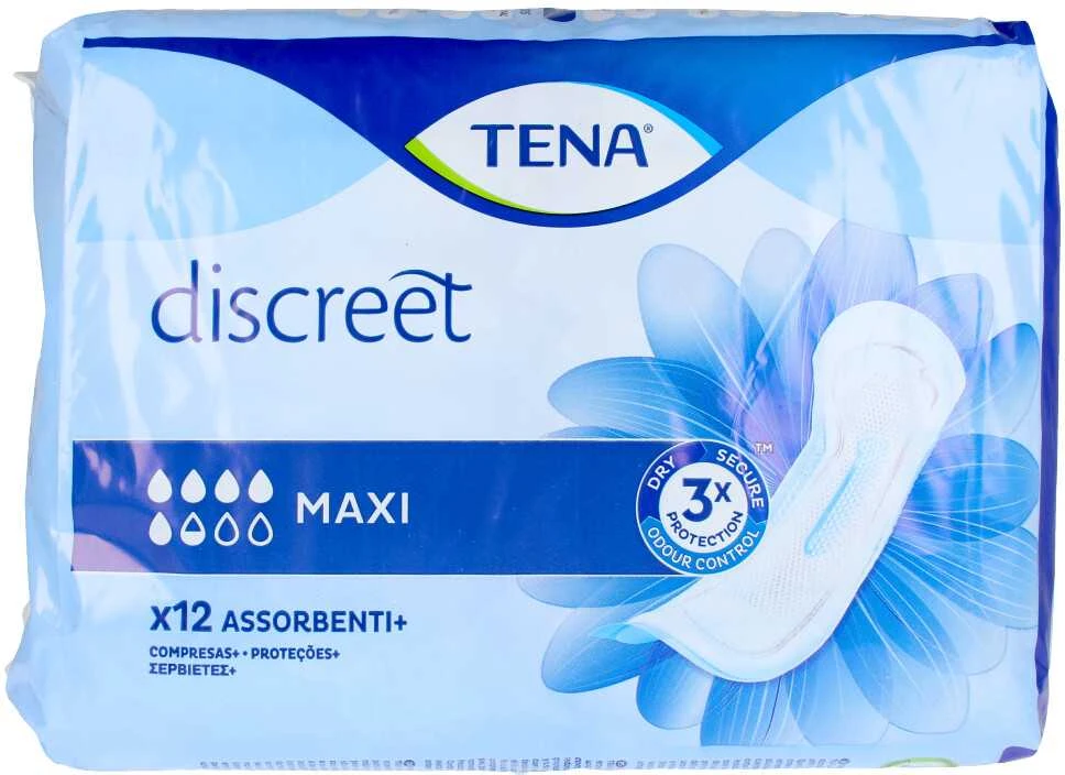 įklotai Tena Lady Compress Maxi 12 vnt
