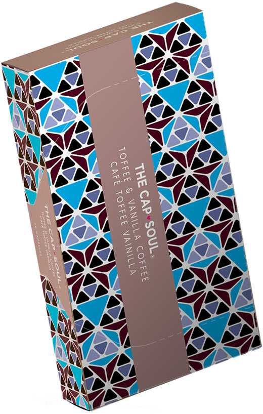 The Capsoul Kavos Kapsulės Toffee Vanilla 1 X 10 Kapsulės