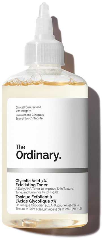 „The Ordinary“ glikolio rūgšties 7 % tonizuojantis tirpalas, 100 ml